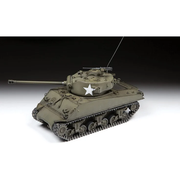 Zvezda 3676 1:35 M4A3 (76) W Sherman-Modellbausatz,Plastikbausatz, Bausatz zum Zusammenbauen, detaillierte Nachbildung, unlackiert – Bild 4