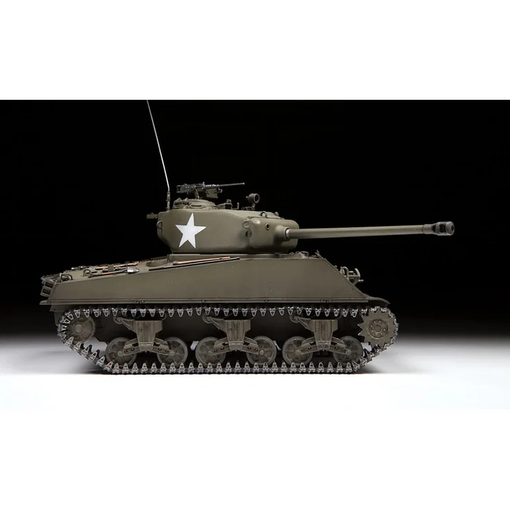 Zvezda 3676 1:35 M4A3 (76) W Sherman-Modellbausatz,Plastikbausatz, Bausatz zum Zusammenbauen, detaillierte Nachbildung, unlackiert – Bild 6