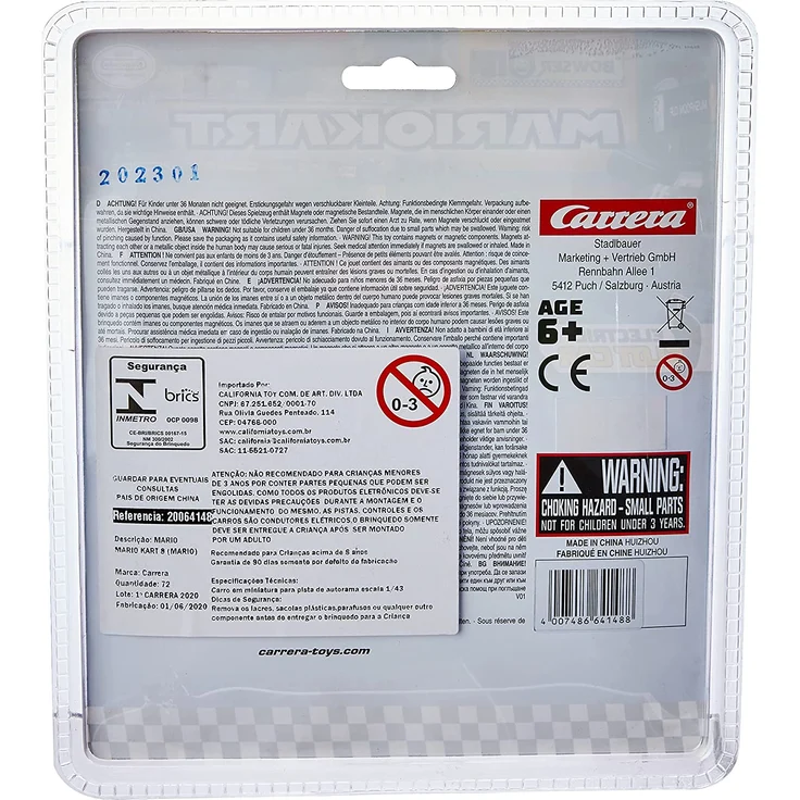 Carrera 20064148 Nintendo Kart Mach 8-Mario, Mehrfarbig – Bild 2