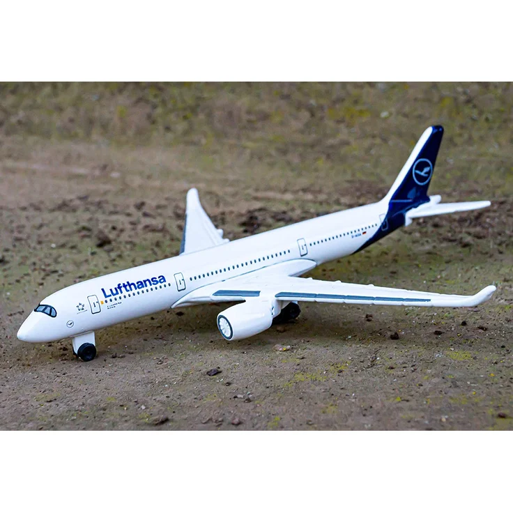 Majorette 212057980Q02 Airport Airbus 350 Lufthansa – Bild 4