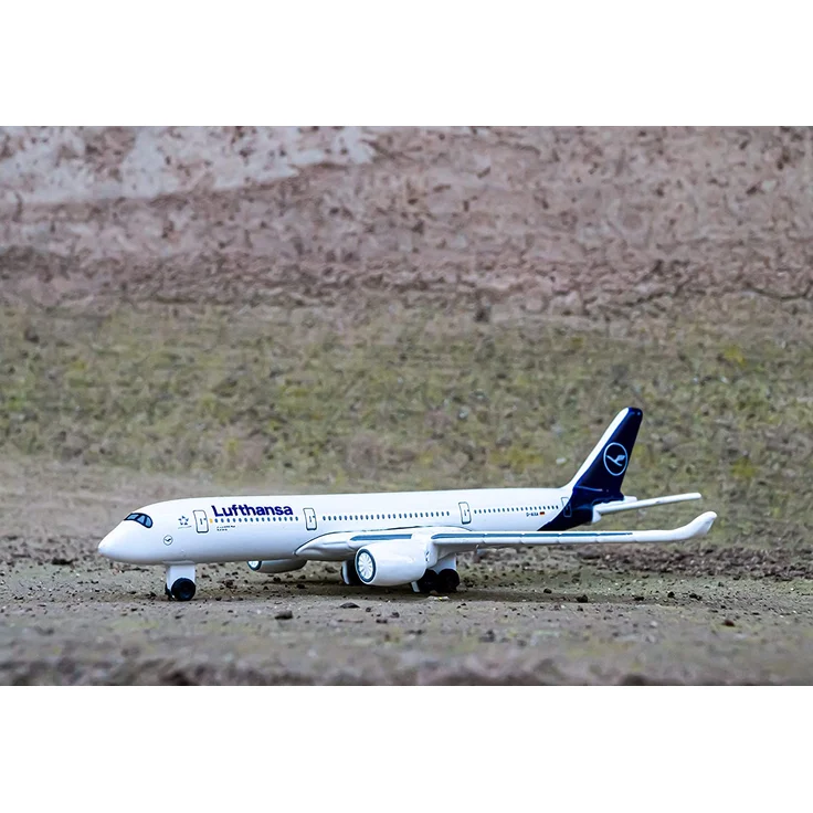 Majorette 212057980Q02 Airport Airbus 350 Lufthansa – Bild 3