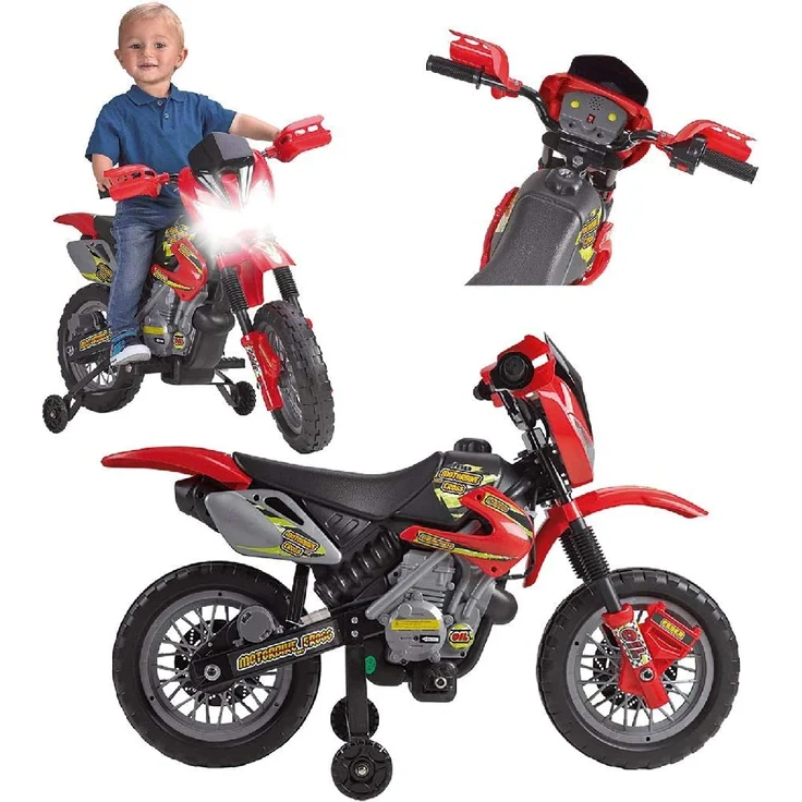 FEBER Motorbike Cross 400F 6V 3 Jahr(e) 4 Rad/Räder Kunststoff Mehrfarbig – Bild 1