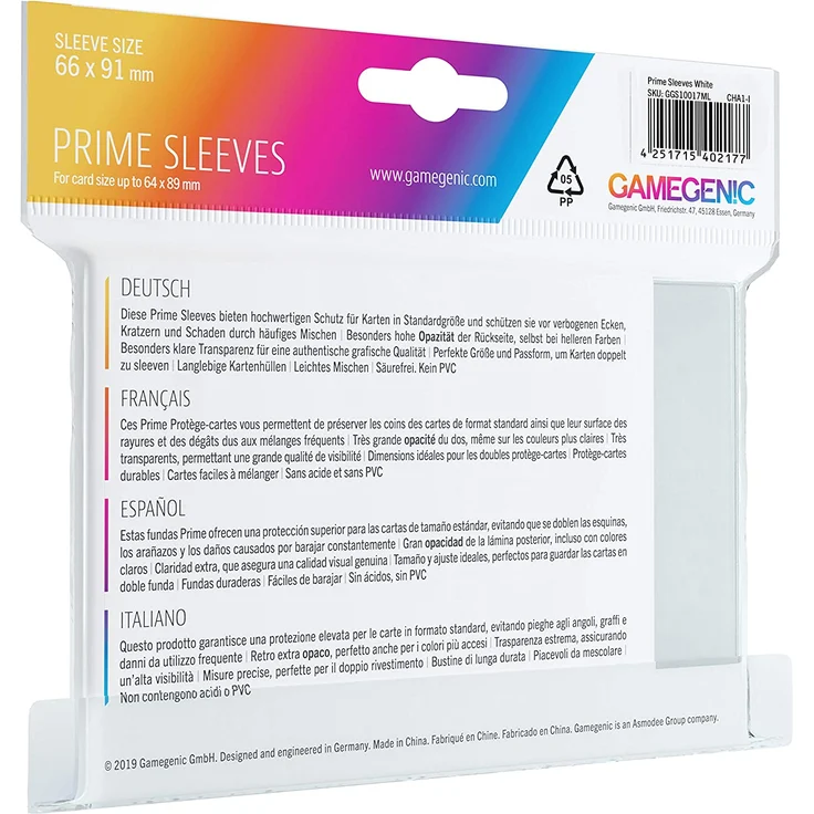 PRIME Sleeves White: Prime (66 x 91 mm, 100 Stück) - Preisvergleich – Bild 3