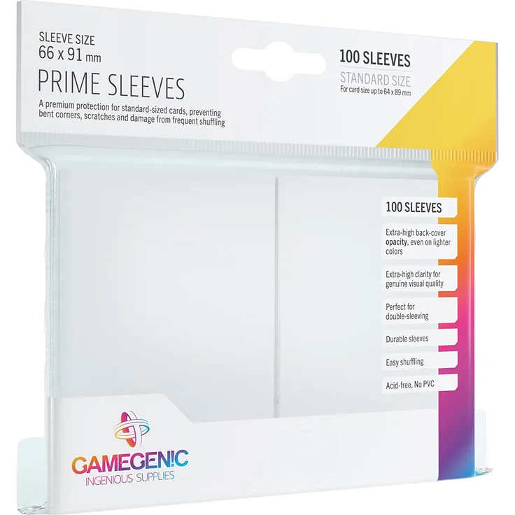 PRIME Sleeves White: Prime (66 x 91 mm, 100 Stück) - Preisvergleich – Bild 1