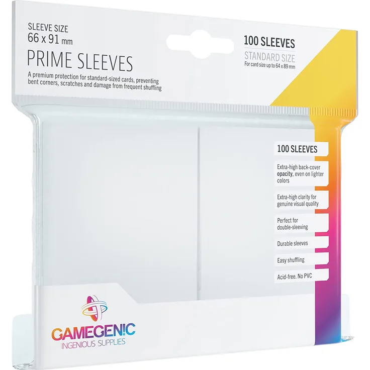 PRIME Sleeves White: Prime (66 x 91 mm, 100 Stück) - Preisvergleich