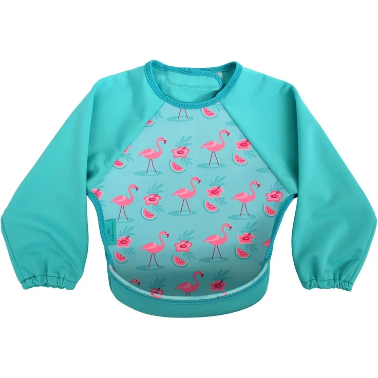 Bibetta Ärmellätzchen Flamingo Türkis Blau – Bild 2