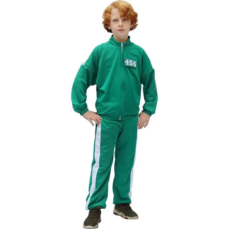 Grüner Trainingsanzug 128 - 164 cm - Nummern Auswahl - Team Grün Kinder Gr. 164 cm