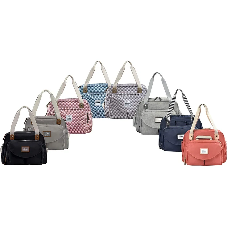 BEABA Geneve lll Wickeltasche aus grauem Heidekraut – Bild 5