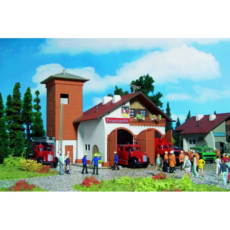 Vollmer 43761 H0 Feuerwehrhaus 112, zweiständig