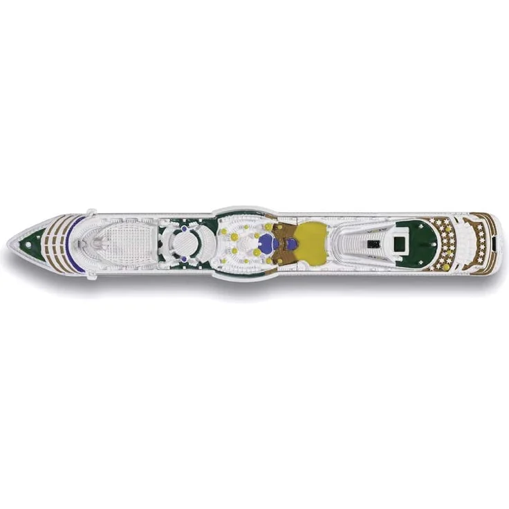 SIKU 1720, Kreuzfahrtschiff AIDALuna, 1:1400, Metall/Kunststoff, AIDA-Optik, Nicht schwimmfähig – Bild 2
