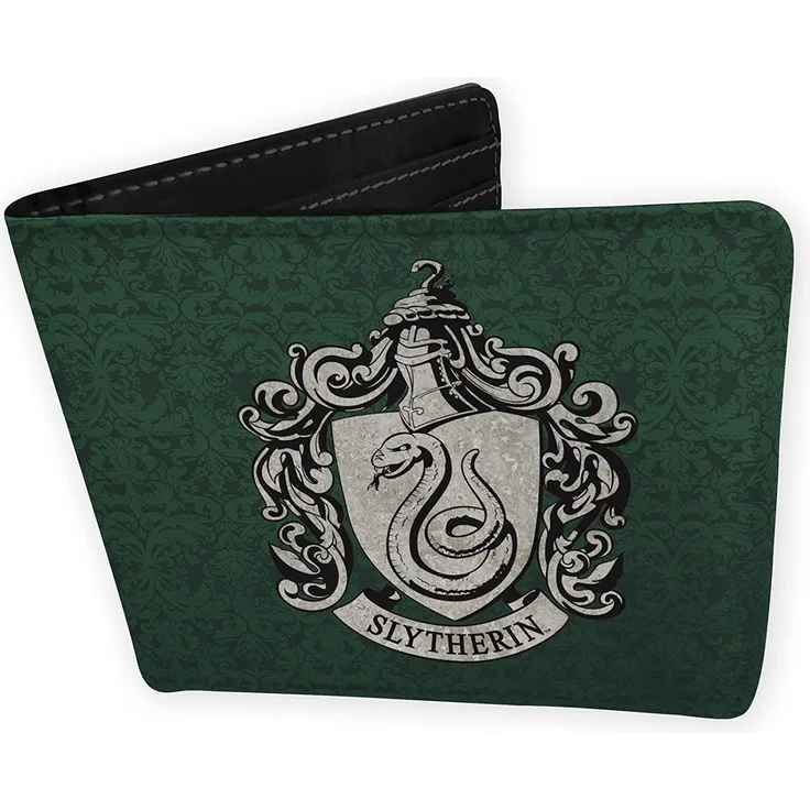 ABYstyle Abysse Corp_ABYBAG265 Geldbörse, Harry Potter, Slytherin-Vinyl, Mehrfarbig