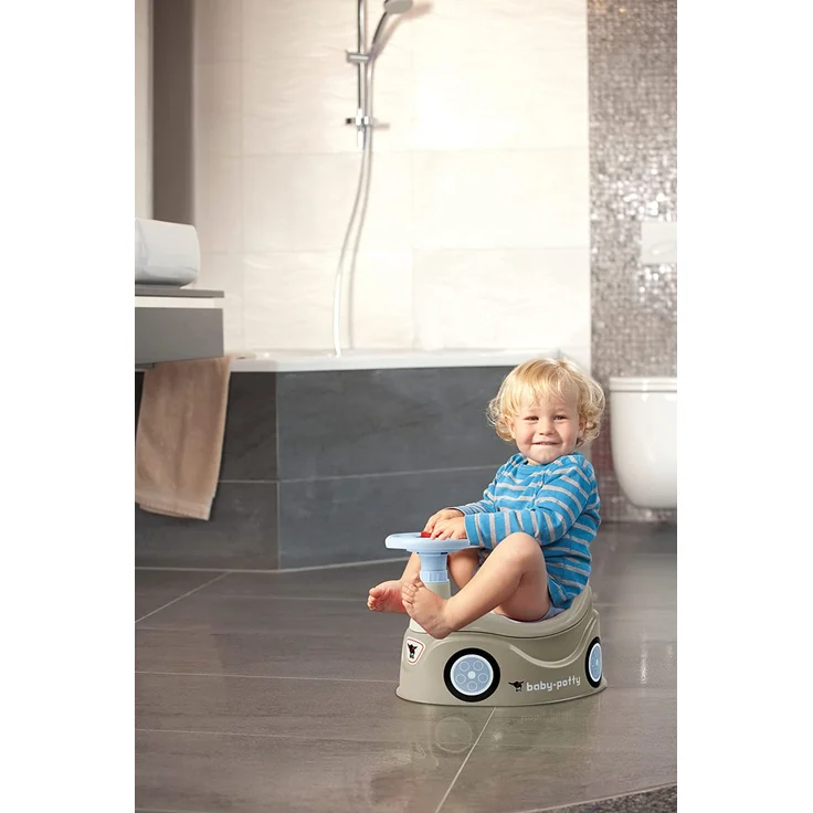 BIG 800054801 Grau Kunststoff Abbildung Baby-Potty Junge/Mädchen 310 mm – Bild 2