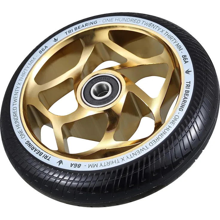 Blunt TRI Stunt-Scooter Wheel 120 x 30mm gold/PU schwarz