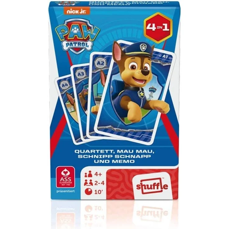ASS Altenburger 22583134 - Paw Patrol - Quartett, Kartenspiel – Bild 2