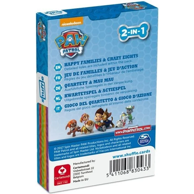 ASS Altenburger 22583134 - Paw Patrol - Quartett, Kartenspiel – Bild 3