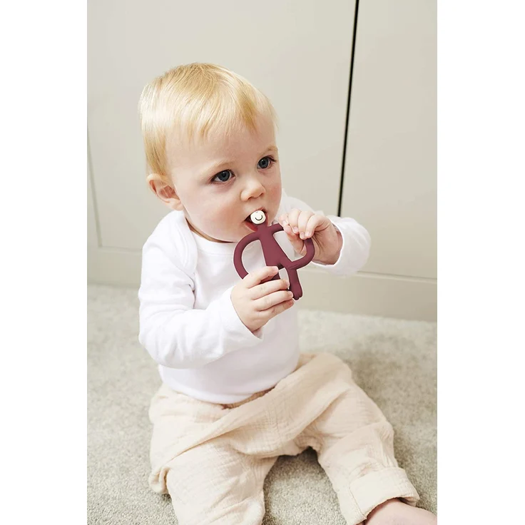 Matchstick Monkey Beißring Claret Violett – Bild 5