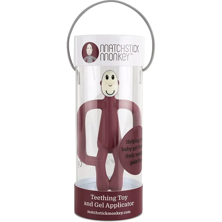 Matchstick Monkey Beißring Claret Violett – Bild 4