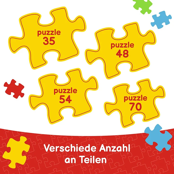 Trefl Puzzle 4in1 Minnie with friends 34355 TREFL – Bild 2