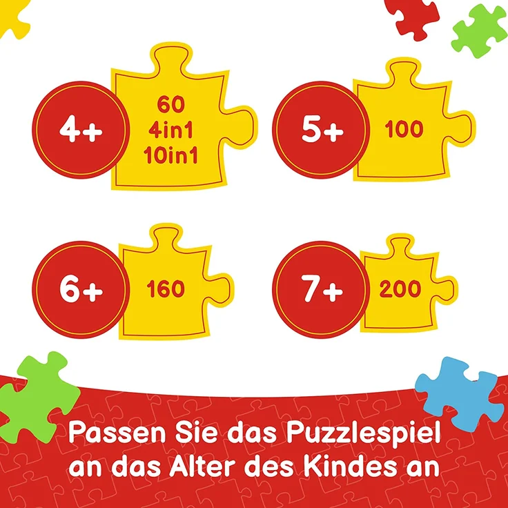 Trefl Puzzle 4in1 Minnie with friends 34355 TREFL – Bild 7