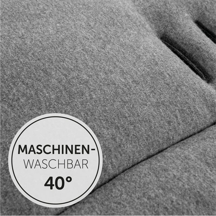 Hauck Universal Sitzauflage für Buggys, Kinderwagen, Fahrradanhänger, Baumwolle, Atmungsaktiv, Weich, Einfache Befestigung ,Sommer & Winter, Charcoal Grau - Preisvergleich – Bild 7