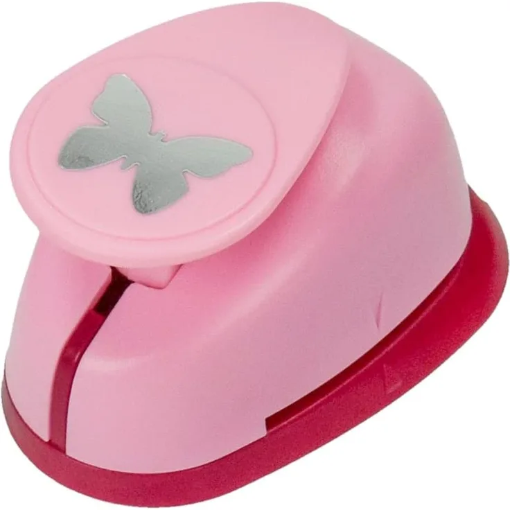 efco Stanzer M, Schmetterling Motivstanzer, Kern: Metall, Pink, 7,5 x 5 x 5 cm