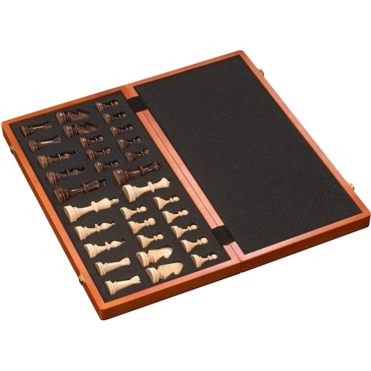 Philos 2611 - Schach, Schachspiel, Schachkassette, Feld 50 mm, Königshöhe 90 mm – Bild 3