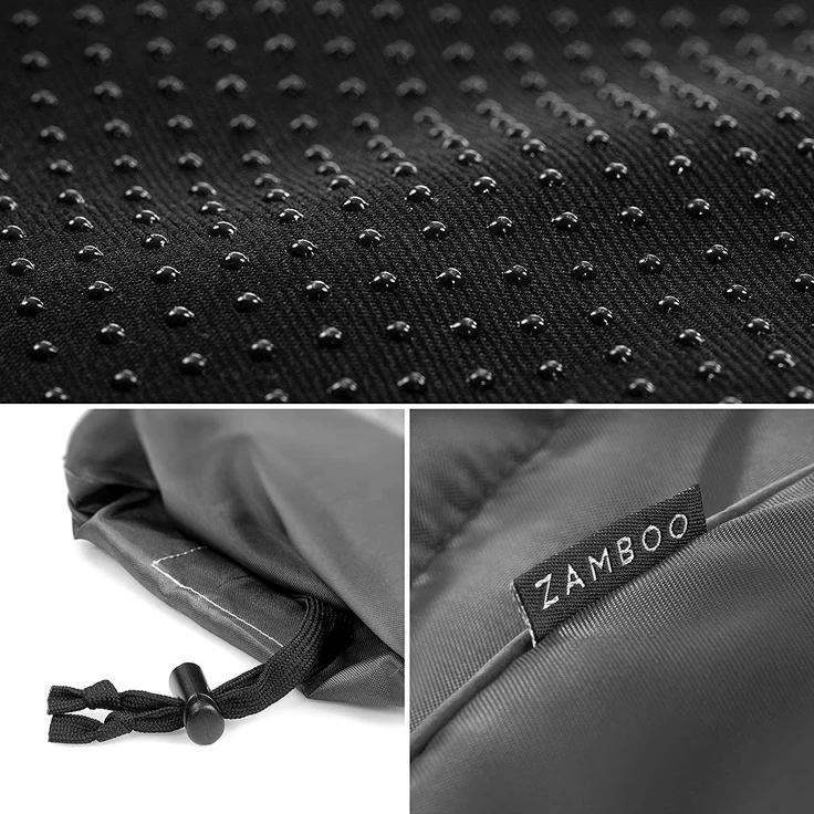 Zamboo Fußsack für Joie Buggy Sportwagen (passend für Litetrax, Mytrax, Chrome) - Winterfußsack für Kinderwagen, mit Reflektor, Kapuzenfunktion & Tasche - Grau – Bild 9