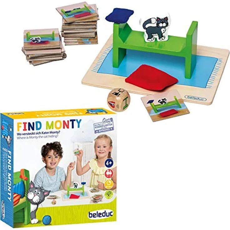 Beleduc 22411 Find Monty Kinder und Familienspiel