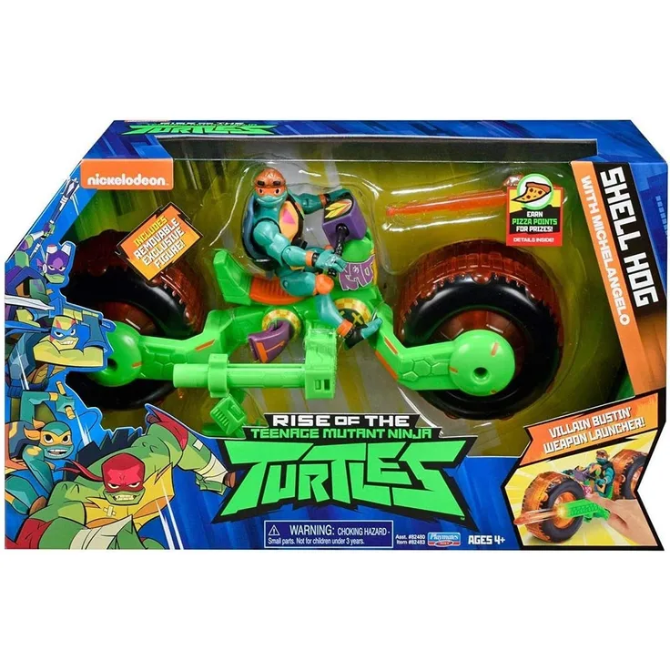Rise of the Teenage Mutant Ninja Turtles ROTMINT-Motorrad Mikey Giant Shell Hog