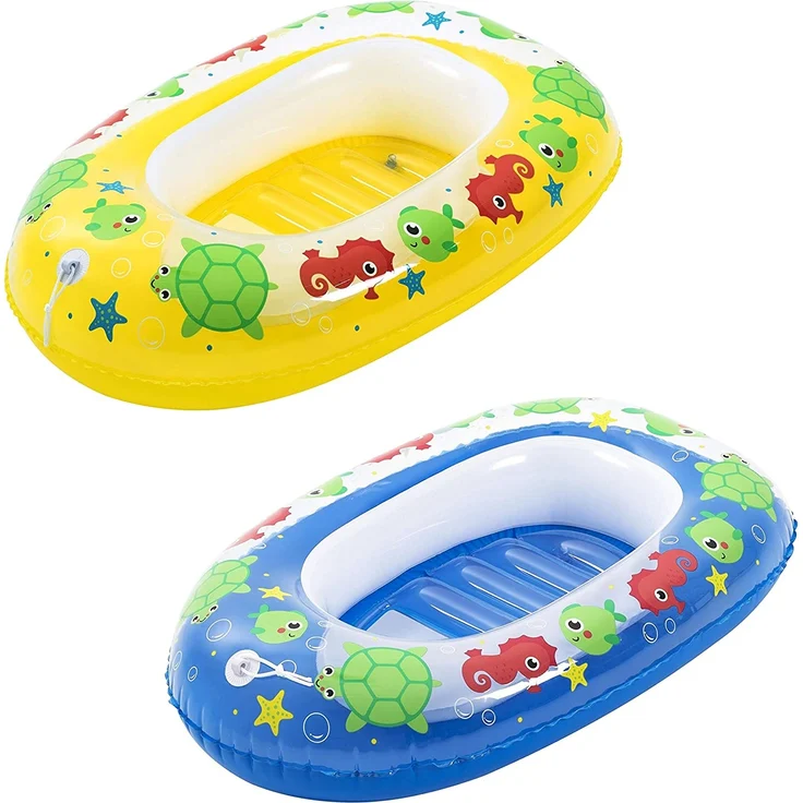 Bestway aufblasbares Schlauchboot für Kinder Kiddie Raft, 102 x 69 cm, 1 Stück, Artikel sortiert – Bild 1