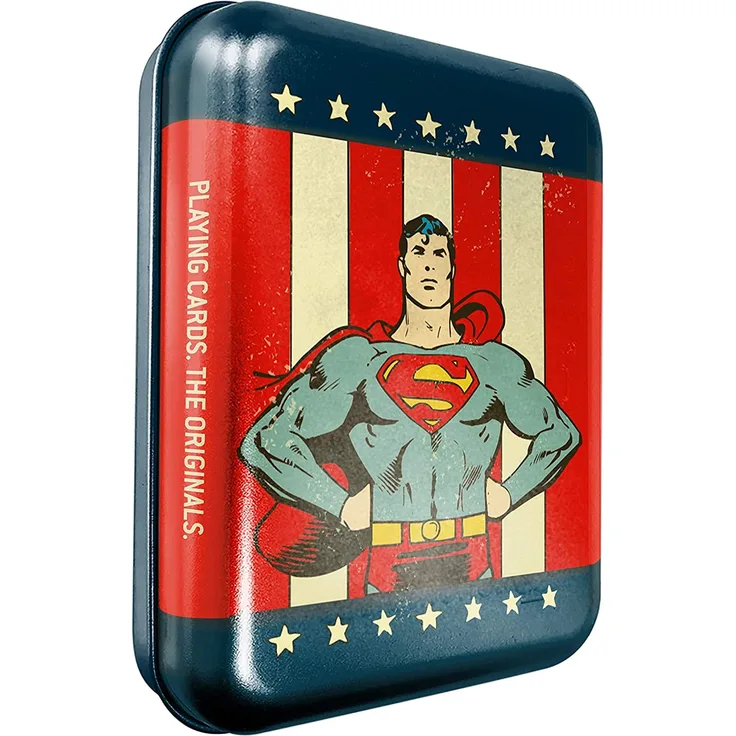 blechspielkarten DC ComicsSuperman 56-teilig, ab 4 Jahren