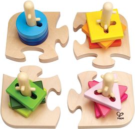 Hape E0411 - Kreatives Steckpuzzle