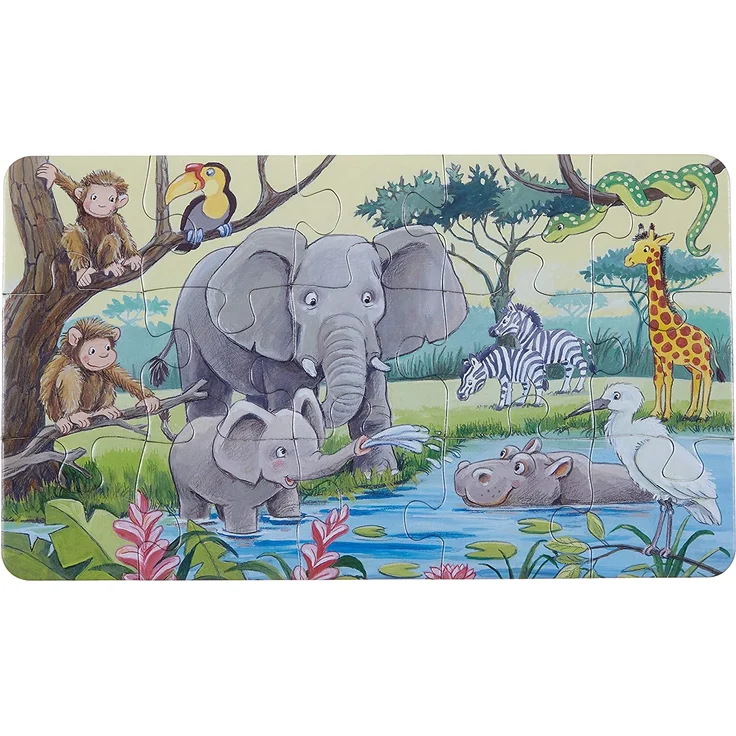 Ravensburger Rahmenpuzzle 15 Teile Tiere Afrikas – Bild 3