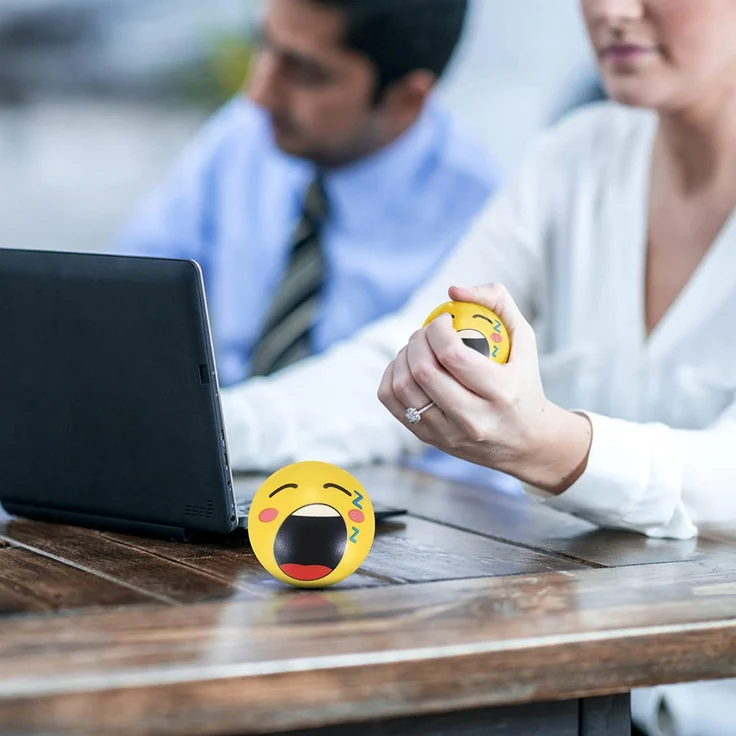 18 Stücke Stressball, Anti Stress Spielzeug Bälle, Antistressbälle für Kinder Erwachsene Mitgebsel Gastgeschenke Kindergeburtstag Weihnachten – Bild 4
