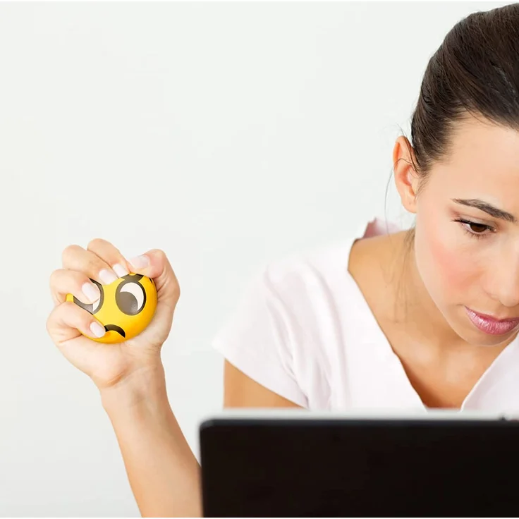 18 Stücke Stressball, Anti Stress Spielzeug Bälle, Antistressbälle für Kinder Erwachsene Mitgebsel Gastgeschenke Kindergeburtstag Weihnachten – Bild 6