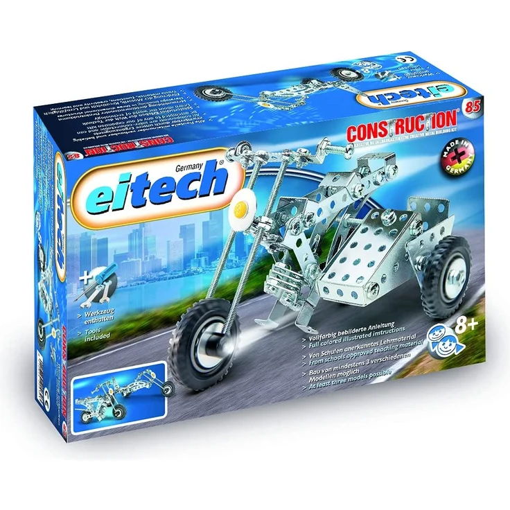 Eitech Metallbaukasten Construction Motorrad mit Beiwagen 170 tlg. - Preisvergleich – Bild 2
