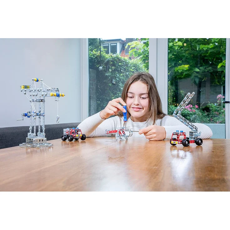 Eitech Metallbaukasten Construction Motorrad mit Beiwagen 170 tlg. - Preisvergleich – Bild 6