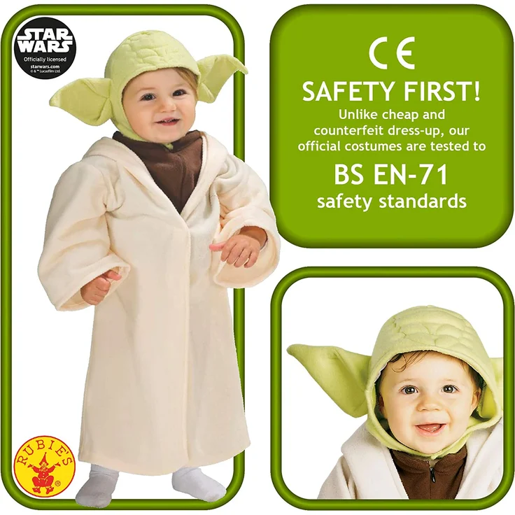 Rubie's Offizielles Disney Star Wars-Yoda-Kostüm für Kleinkinder – Bild 2