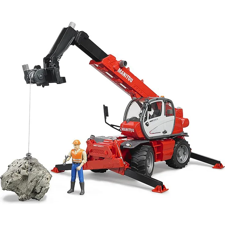 Bruder 02129 Manitou Teleskopstapler MRT 2150 – Bild 6