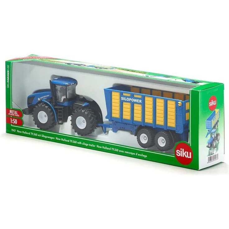 SIKU Farmer - New Holland Knicklenker mit Anhänger – Bild 3