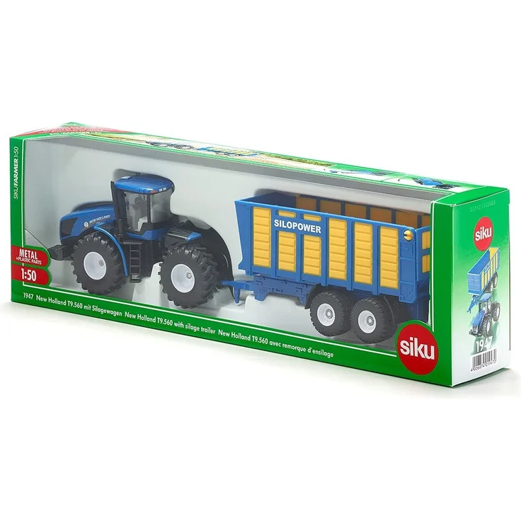 SIKU Farmer - New Holland Knicklenker mit Anhänger – Bild 5
