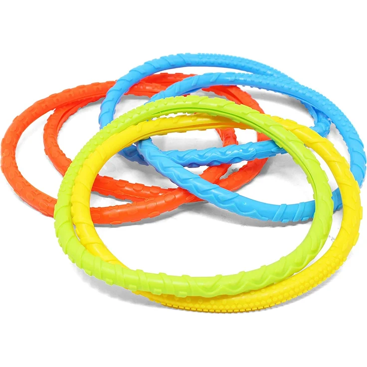 JOYIN 30 Stück Tauchen Spielzeug Unterwasser, Kinder Tauchspielzeug Set: 5 Tauchstäbe, 6 Tauchringe, 5 Piratenschätze, 4 Toypedo Banditen, 3 Algenspielzeug, 3 Fischspielzeug, 4 Krake – Bild 4