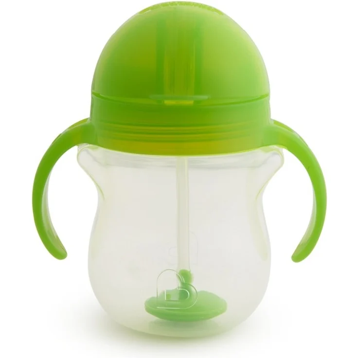 Munchkin Click Lock Trinkhalmbecher mit beschwertem Halm, grün, 207 ml – Bild 5