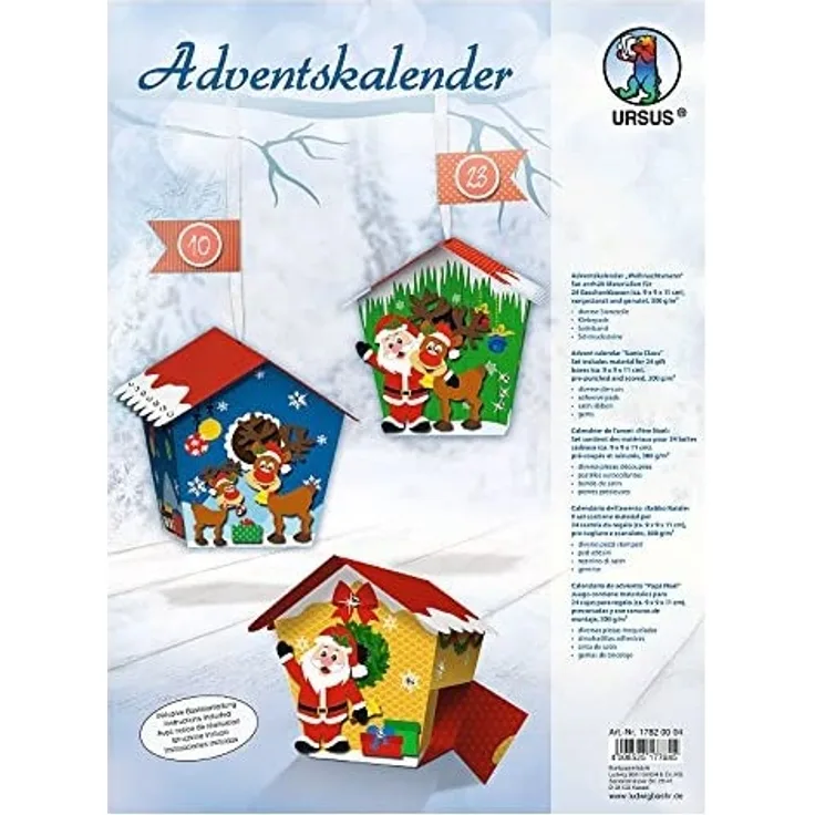 Ludwig Bähr Adventskalender Weihnachtsmann Vogelhaus