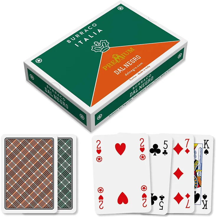 Dal Negro - 90078 Burraco Italien, Spielkarten