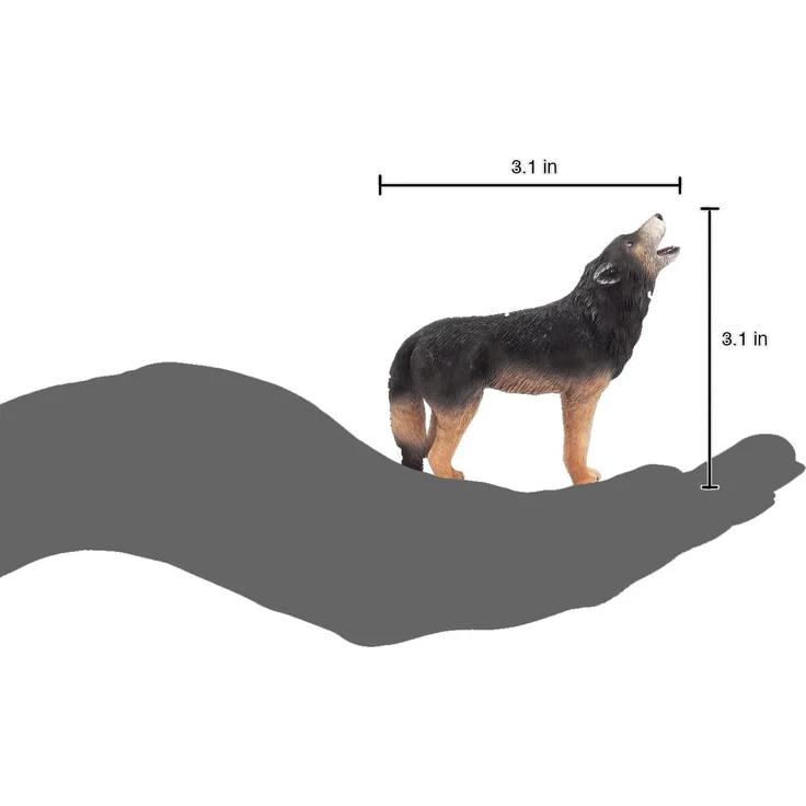 MOJO Wolf Heulendes Tier Modell Spielzeugfigur – Bild 3