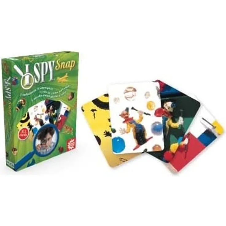 Game Factory 646111 - I Spy - Snap, Kartenspiel mit extra grossen Karten