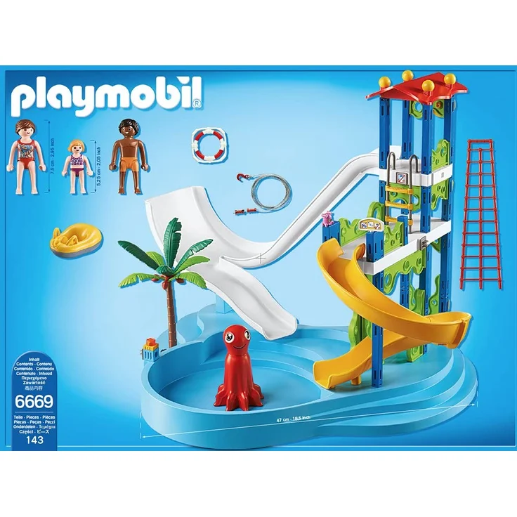 Playmobil 6669 - Aquapark mit Rutschentower – Bild 3