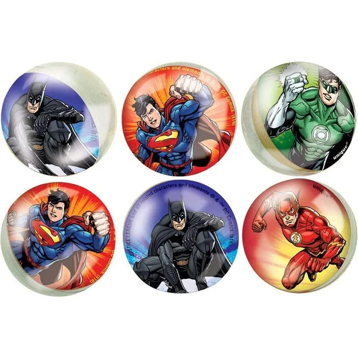 Unique Party Supplies 49978 Party Justice League Bouncing Bälle