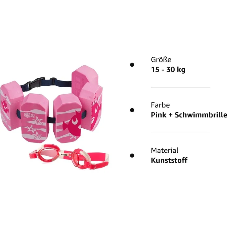Schwimmgürtel 5Pads Sealife pink. 2-6 – Bild 7